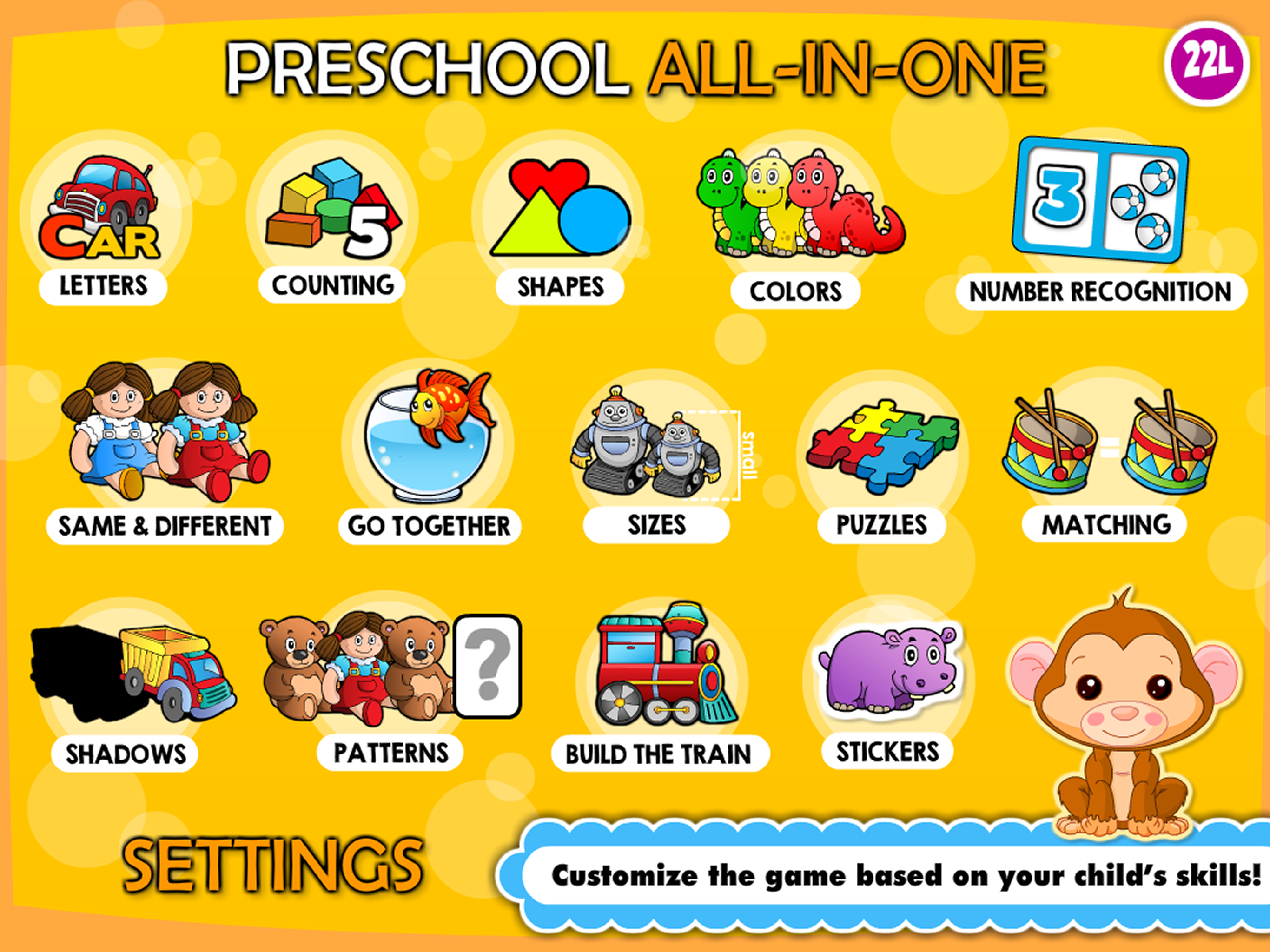 Shapes & Colors Learning Games for Toddlers / Kids