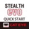 This Quick Start provides information on how to prepare the CATEYE Stealth evo with dedicated chapters including Setting Up the Computer