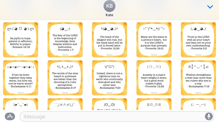 Bible Daily Stickers