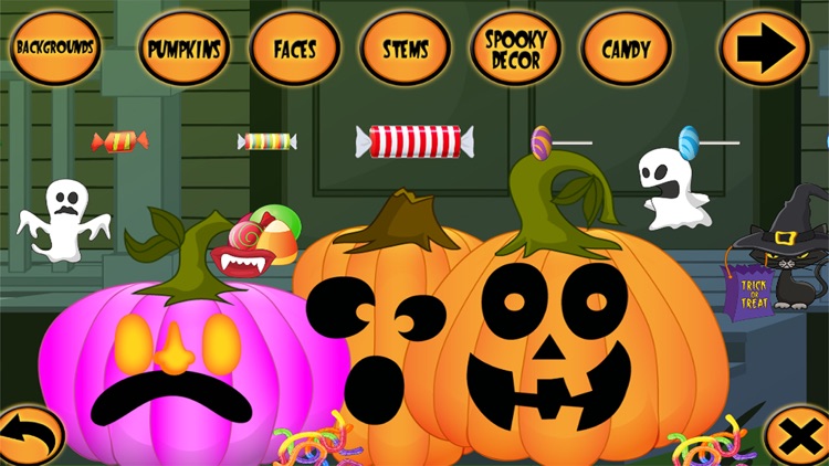 Pumpkin Maker & Decorate Virtual Halloween Creator