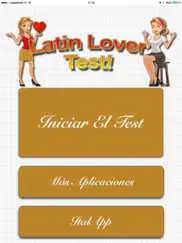 latin lover test - el test del amante perfecto ipad capturas de pantalla 1