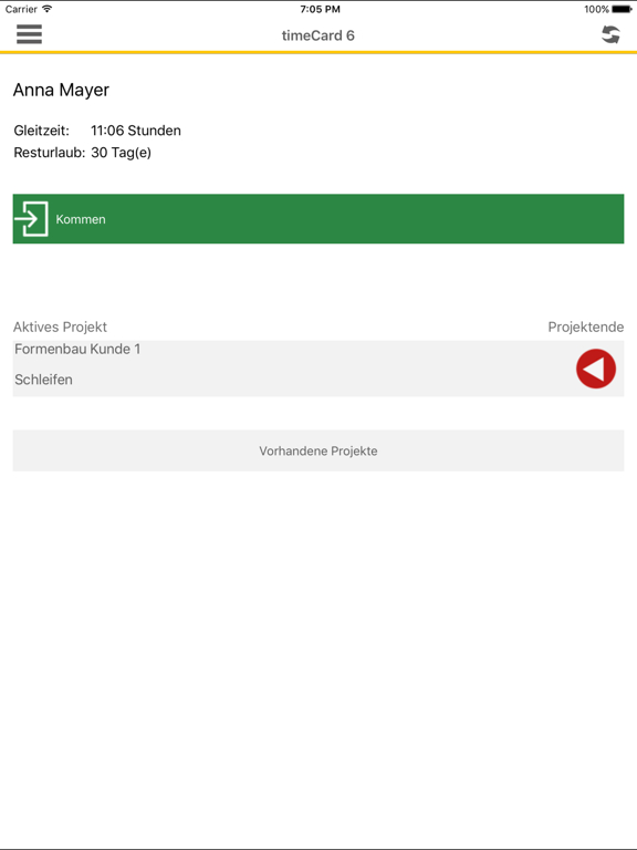 Screenshot #5 pour timeCard 6