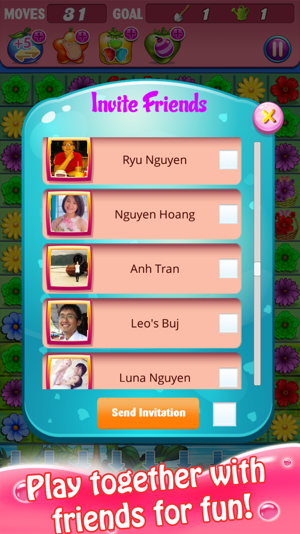 Blossom Swap - Free Flower Link Paradise Games