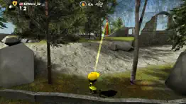 stickman disc golf battle iphone screenshot 1