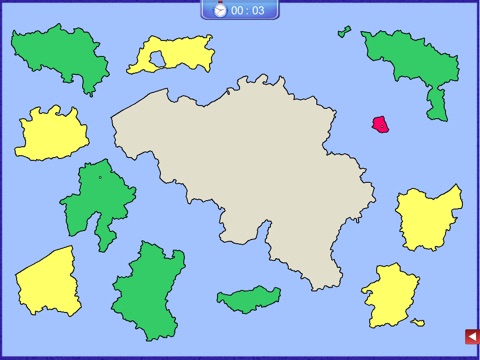 Belgium Puzzle Map screenshot 2