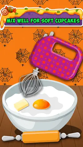 Game screenshot Cupcake Maker Story:Halloween kitchen Cooking game apk