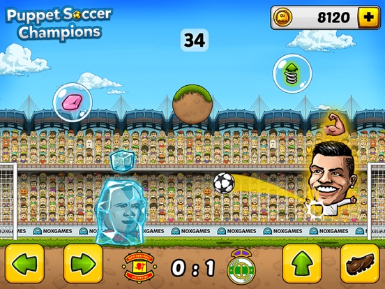 Screenshot #4 pour Puppet Soccer Champions - Le championnat des marionnettes qui ont la grosse tête