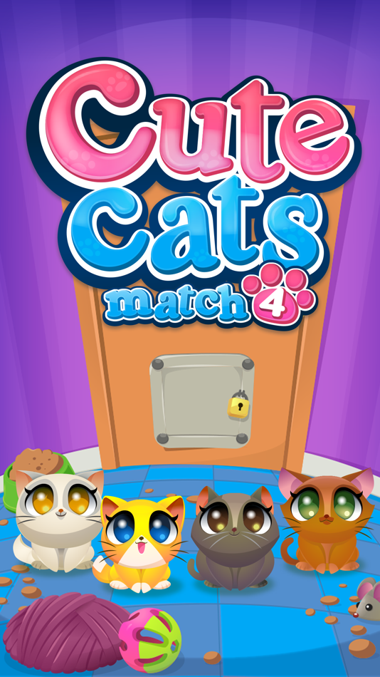 Cute Cats Match-4 - 1.2.0 - (iOS)