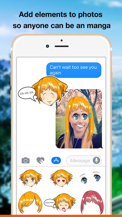 Manga Girly Stickers Pack for iMessage