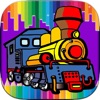 Icon Train Coloring Game for Kids - Kids Learning Game