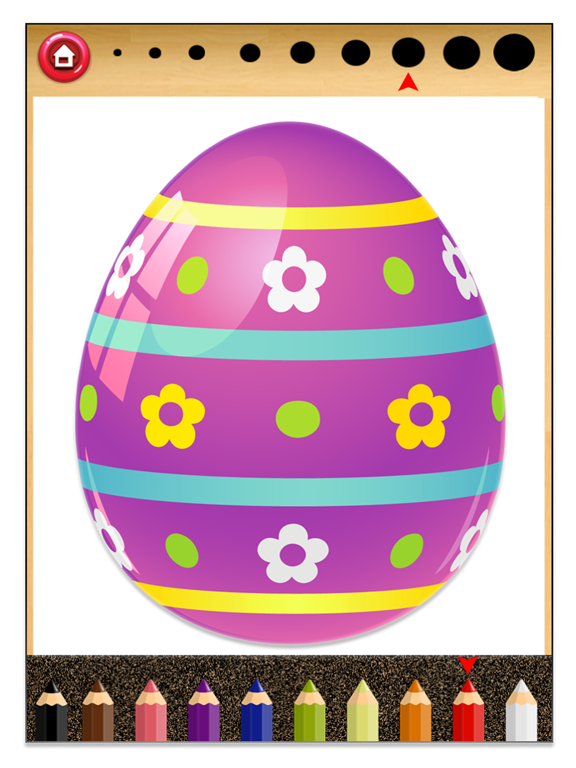 Screenshot #5 pour Pâques Coloring Book Œufs enfants
