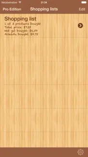 shoppinglist lite edition iphone screenshot 4