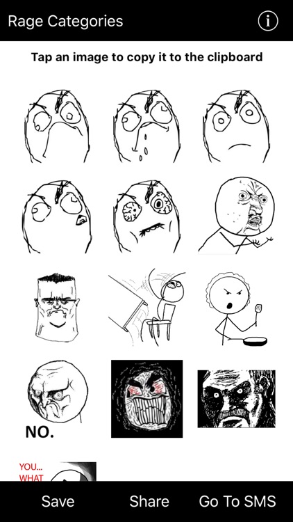 RageToSMS - Rage Faces Emoji Texting & SMS