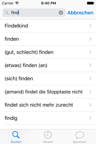 Synonymfinder Deutsch screenshot 2