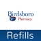 Birdsboro Pharmacy is an easy-to-use app that allows pharmacy customers to manage their entire family's prescriptions, order refills, set medication reminders, and find pharmacy location information