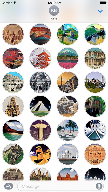 Painted Stickers Earth Pack
