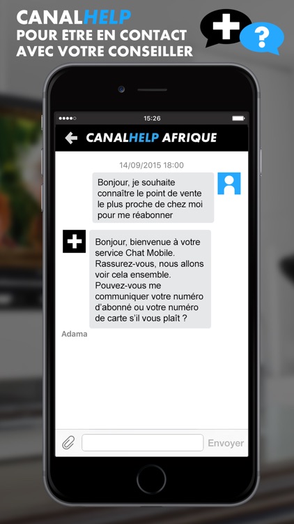 Canal Help Afrique, l'application pour être en contact avec votre conseiller