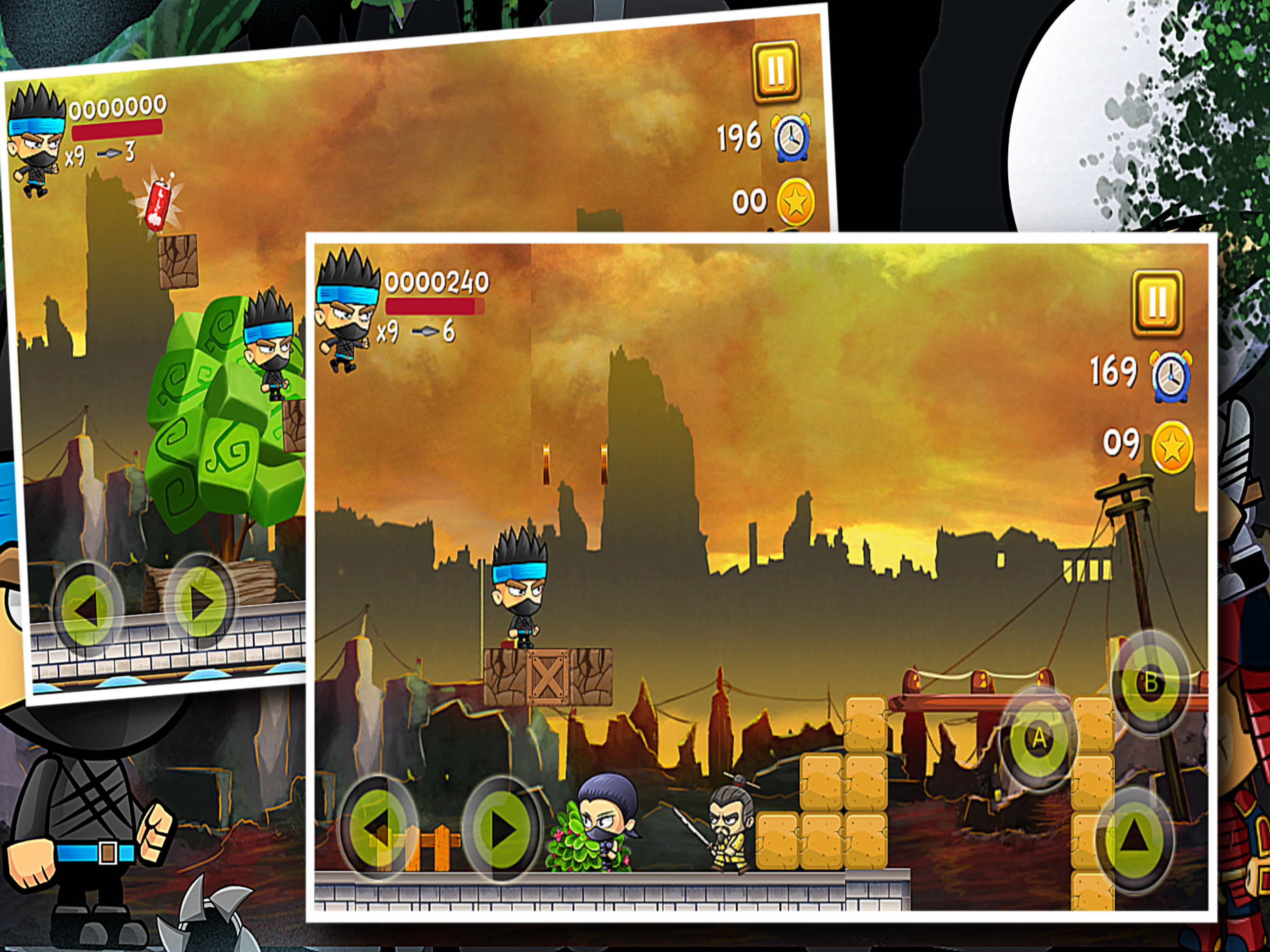 Super Jungle Ninja II Adventures Game For Kids screenshot 7