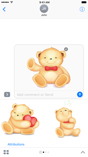 可愛的熊貼紙(圖3)-速報App