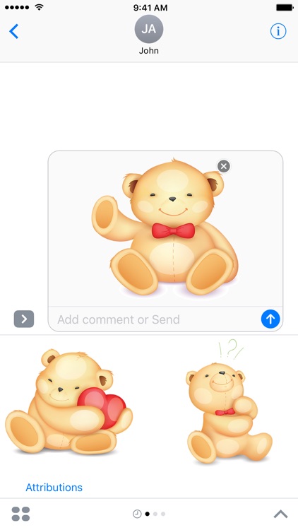 Cute Bear Stickers