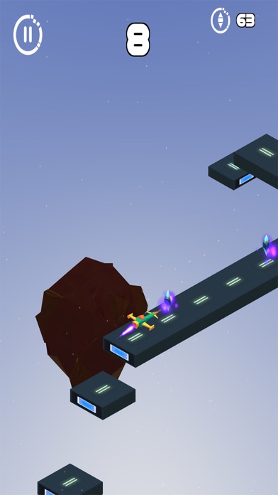 Galaxy Space Zigzag Adventure screenshot 3