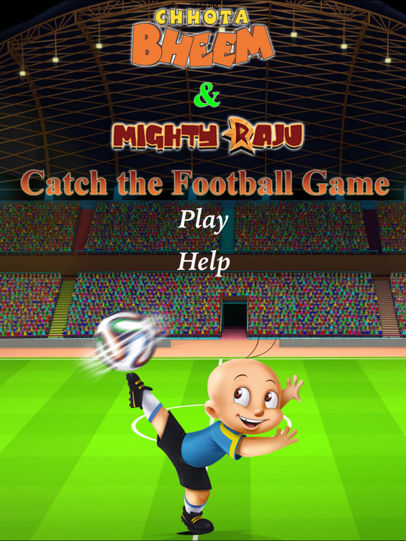 Screenshot #4 pour Chhota Bheem & Mighty Raju-Catch the Football Game