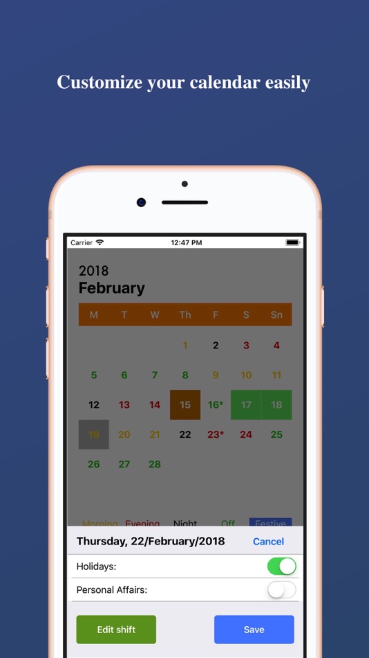 #5. Work-Calendar (iOS) 由: Oscar Rodriguez