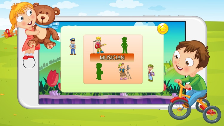 Fun free english vocabulary game from easy level for kids puzzles