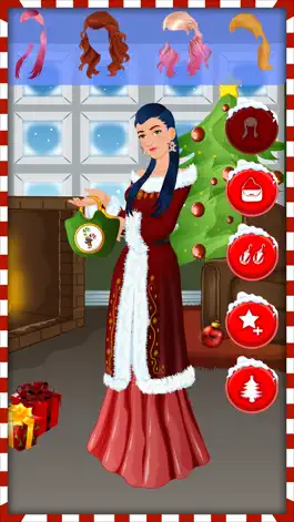Game screenshot рождество платье вверх салон makeover & составить apk