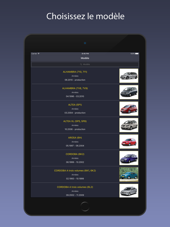 Screenshot #4 pour TechApp pour SEAT