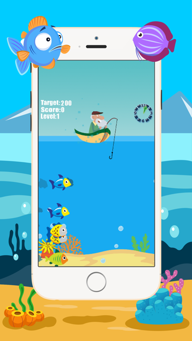 Screenshot #2 pour Old Man Chasse La course de poisson contre le temp