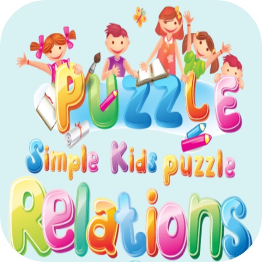 Simple Kids Puzzle -Relations iOS App