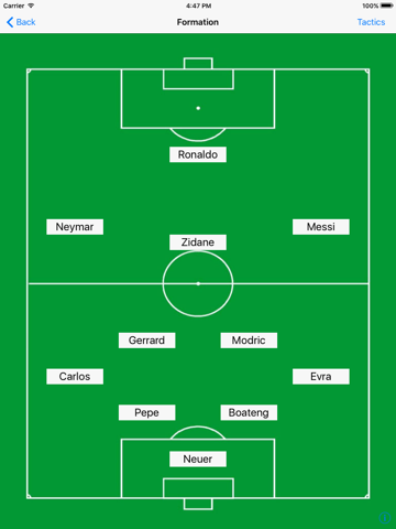 Soccer Formation Light screenshot 2