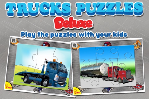 Trucks Puzzles Deluxe: Kids Trucks screenshot 4