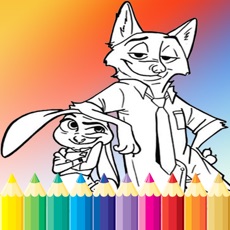 Activities of Coloring Book For Kid Education Game - Nick and Judy Edition Drawing And Painting Free Game HD