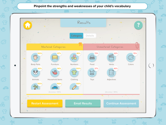 Screenshot #5 pour First Words Checklist - Vocab Assessment for Pre-K