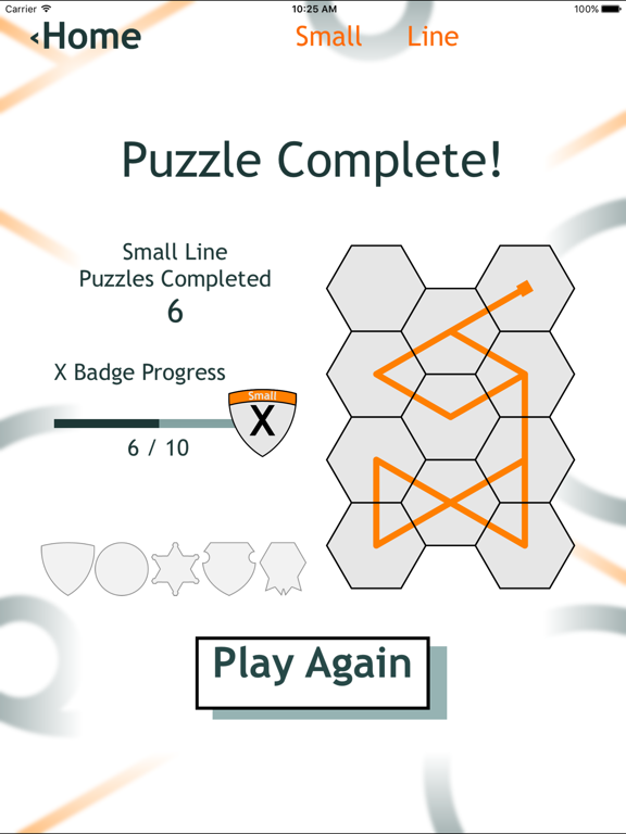 Hexy- The Hexagon Game iPad screenshot 4 - Games app