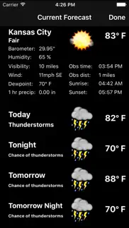 noaa radar us iphone screenshot 3