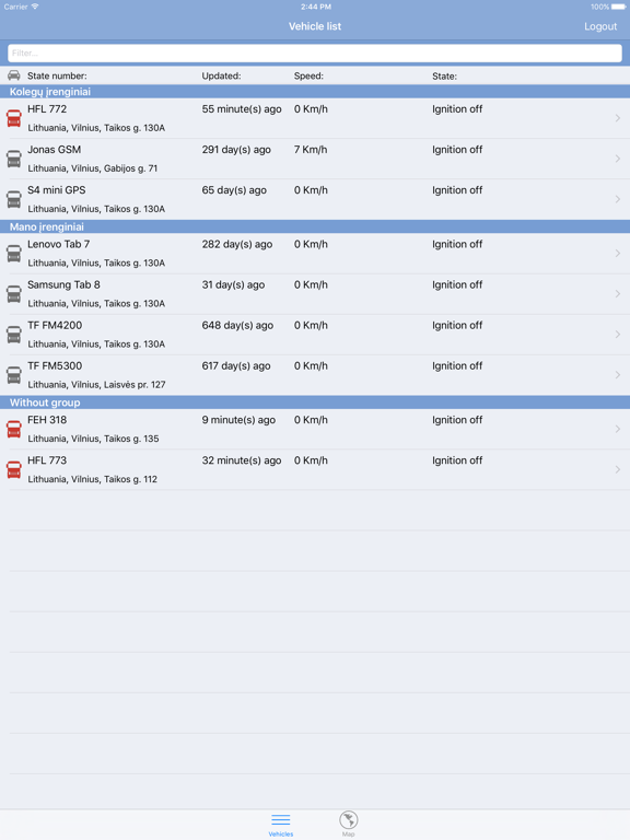 Screenshot #5 pour eTransportas App