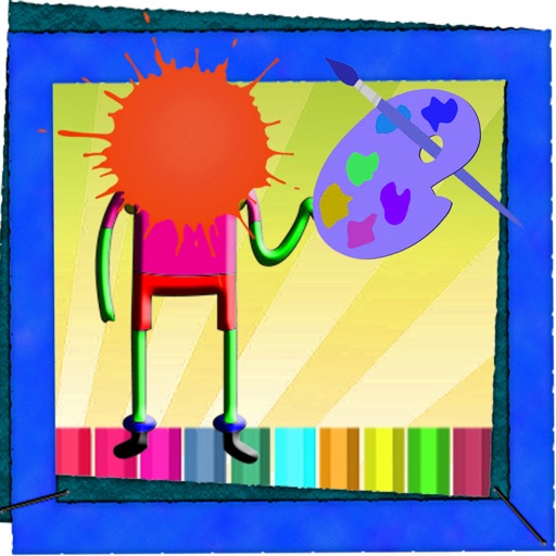 Paint Fors Kids Game adventure Time Version iOS App