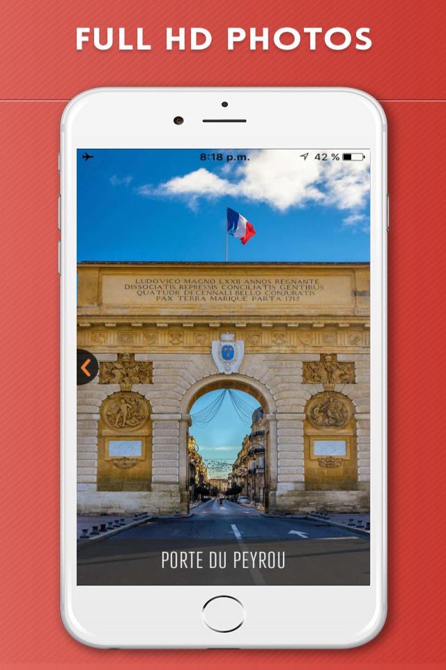 Montpellier Travel Guide and Offline City Map screenshot 2
