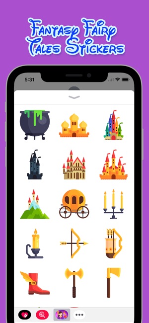 Fantasy Fairy Tales Stickers(圖3)-速報App