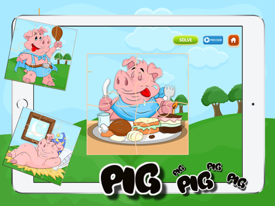 Screenshot #4 pour Cute Baby Pigs Jigsaw Puzzles Game For Pre-School Girls And Boys ( 2,3,4,5 and 6 Years Old )