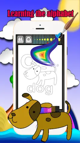 Game screenshot English Alphabet Coloring Book Fun Games For Kids apk