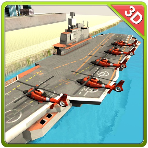 Helicopter Transport Ship Simulator- Flight game Icon