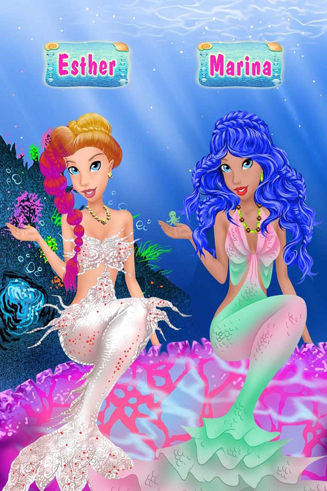 Mermaid Princess Makeover - Girls Game for Kids screenshot 2