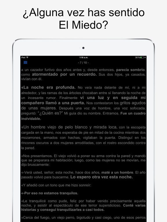 Screenshot #6 pour Audiolibro: El miedo