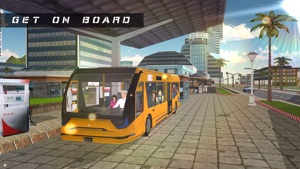 Coach Bus Simulator City Driving 2016 Driver PRO screenshot #1 for iPhone