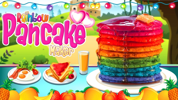 Rainbow Pancake Maker - Colorful Pancakes Tower