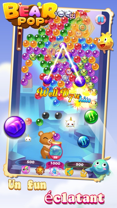 Screenshot #1 pour Bear Pop - Bubble Shooter Game